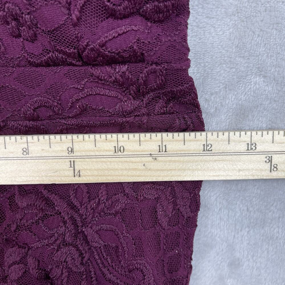 Honey & Rosie Plum Lace Glitter Cocktail Dress S Elena Gilbert Vampire Diaries - Picture 12 of 14